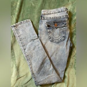 True Religion Stella Low Rise Skinny Jean - Size 30